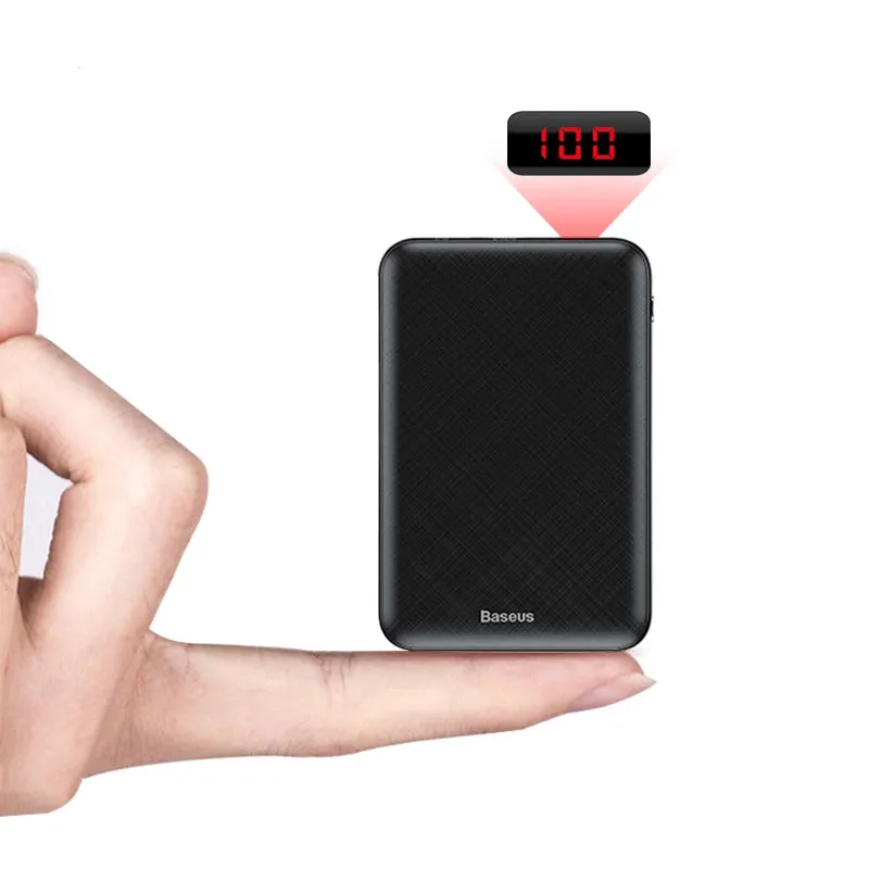 10000mAh Mini Power Bank Portable Type C PD Charger 10000 mAh For iPhone Xiaomi Mi 9