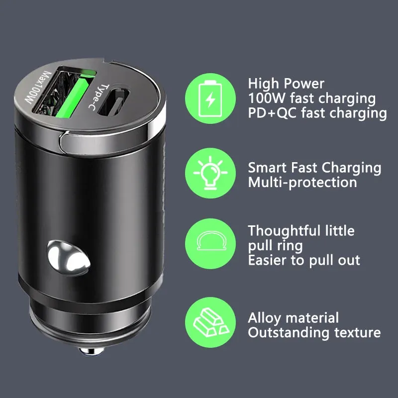 100W USB Car Charger