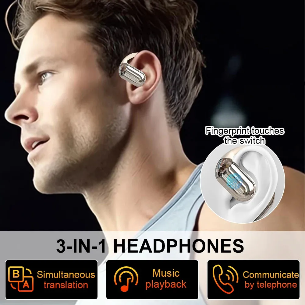 3-in-1 AI Translator Earbuds – 144 Languages, Noise Cancelling, Bluetooth 5.3 (Ships from the U.S.)