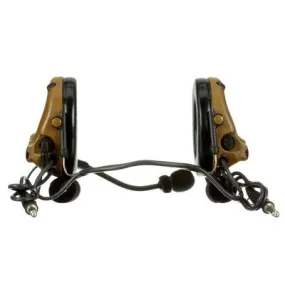 3M PELTOR ComTac V Headset MT20H682BB-19 CY, Neckband, Dual Lead, Standard Dynamic Mic, NATO Wiring, Coyote