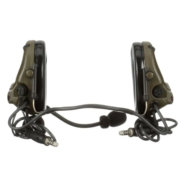 3M Peltor MT20H682BB-19 GN ComTac V Headset, Neckband, Dual Lead, Green, 1 Each