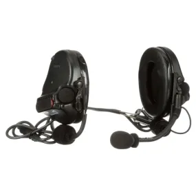 3M Peltor MT20H682BB-19 SV SwatTac V Headset, Neckband, Dual Lead, Black, 1 Each