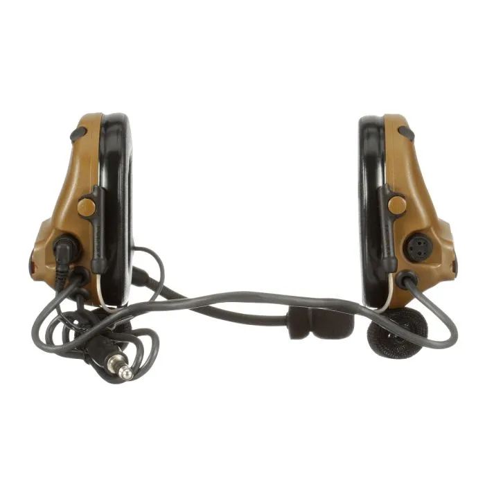 3M Peltor MT20H682BB-47 CY ComTac V Headset, Neckband, Single Lead, Coyote Brown, 1 Each