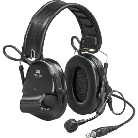 3M PELTOR MT20H682FB-47N SVS SwatTac VI NIB Headset, Single Downlead, Headband w/ included ARC, Black, 1 Each