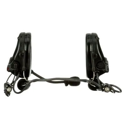 3M PELTOR SwatTac V Headset MT20H682BB-19 SV, Neckband, Dual Lead, Standard Dynamic Mic, NATO Wiring, Black