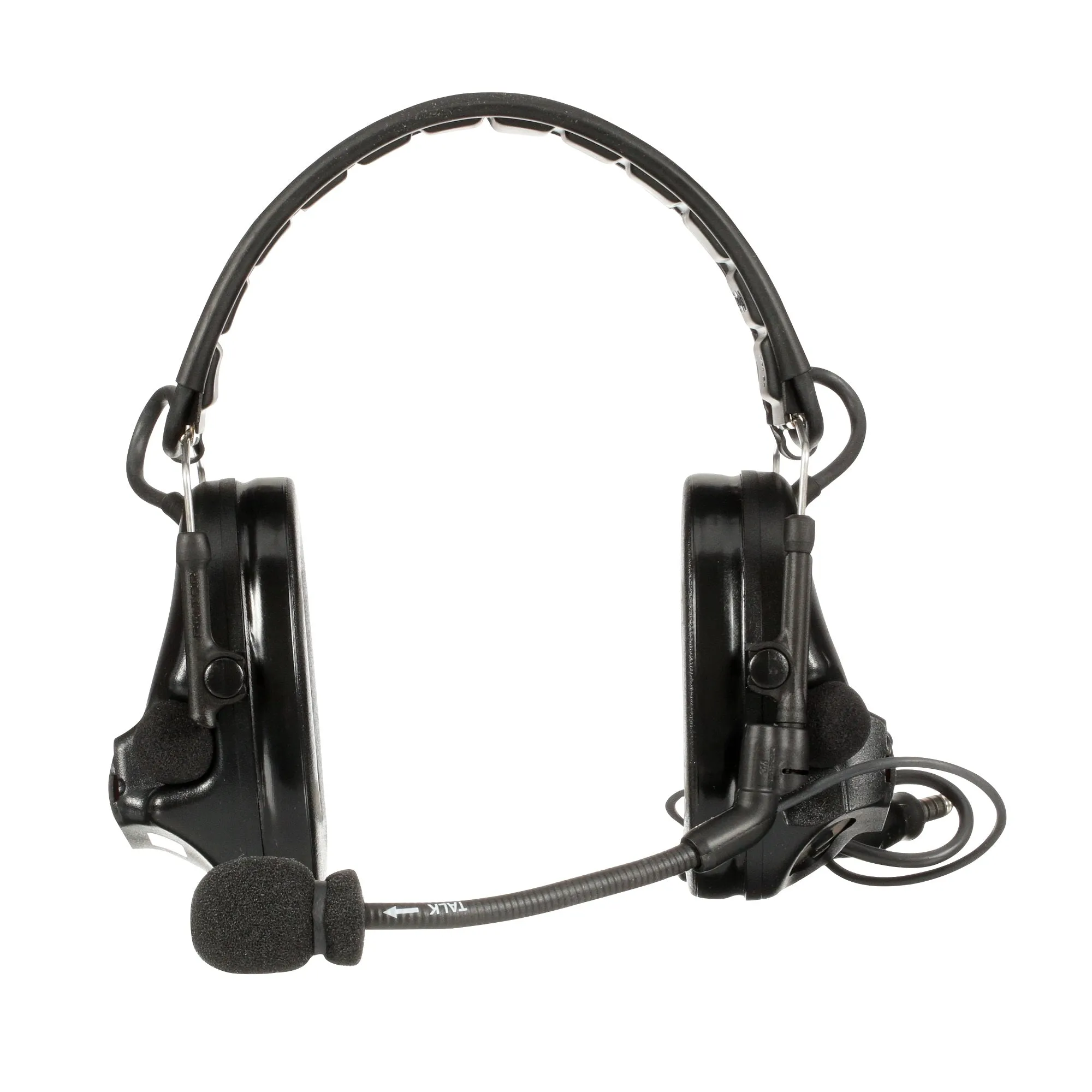 3M PELTOR SwatTac V Headset MT20H682FB-47 SV, Foldable, Single Lead, Standard Dynamic Mic, NATO Wiring, Black