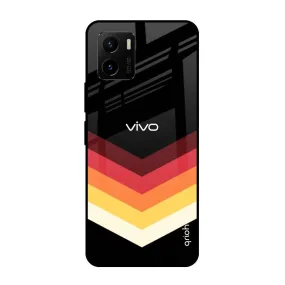 Abstract Arrow Pattern Glass Case For Vivo Y15s