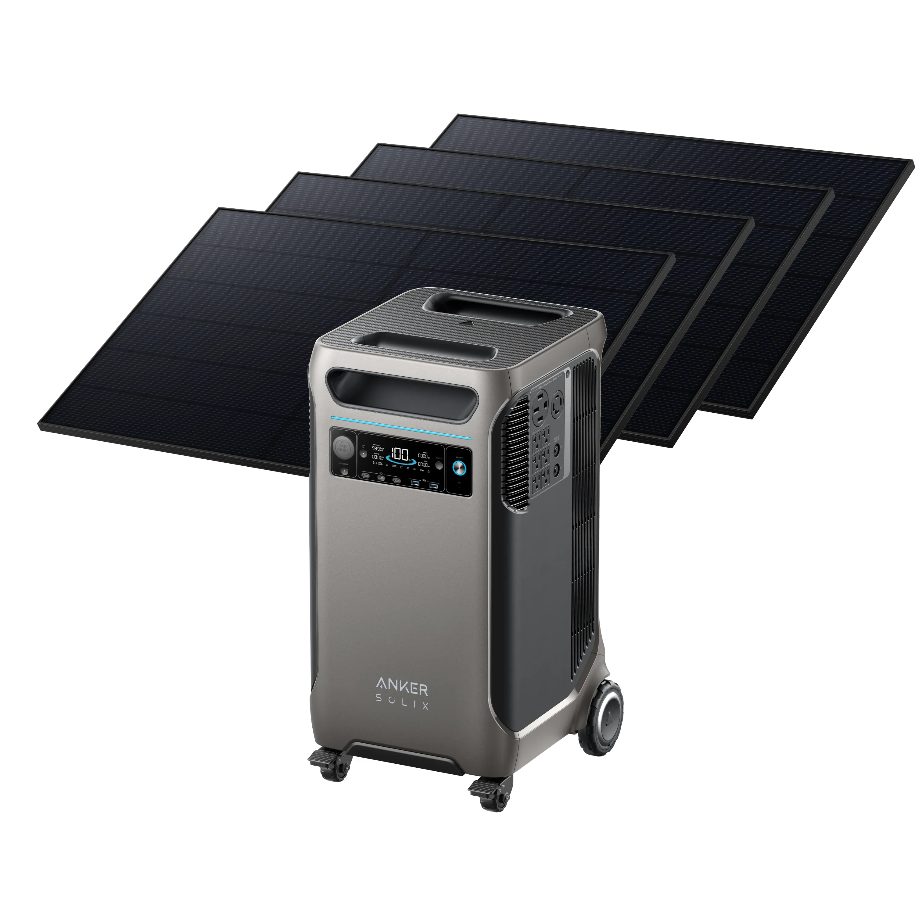 Anker Solix F3800   405W Rigid Solar Panels   FREE Protective Cover Bag