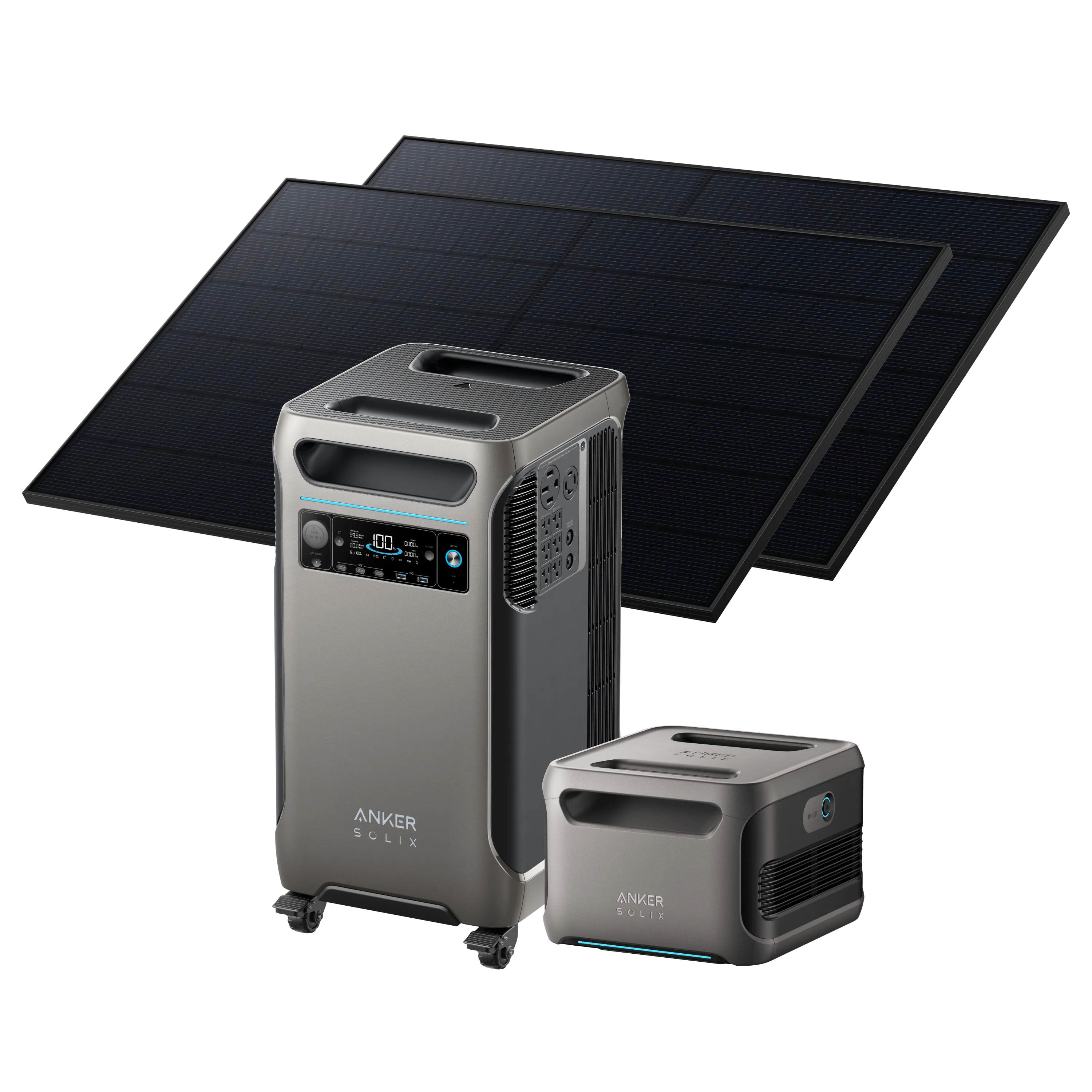 Anker Solix F3800   Expansion Battery   405W Rigid Solar Panel