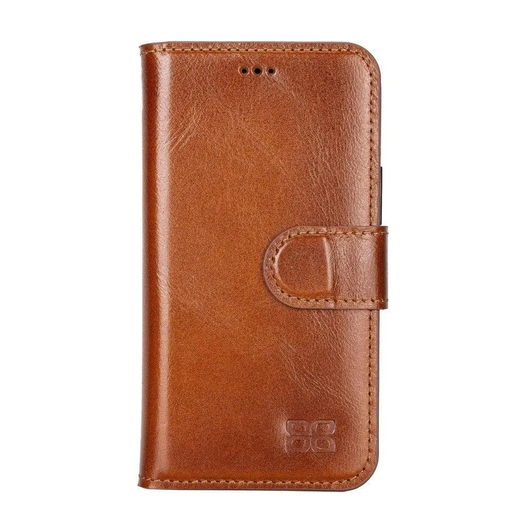 Apple iPhone 13 Series Non-Detachable Leather Wallet Case - WC