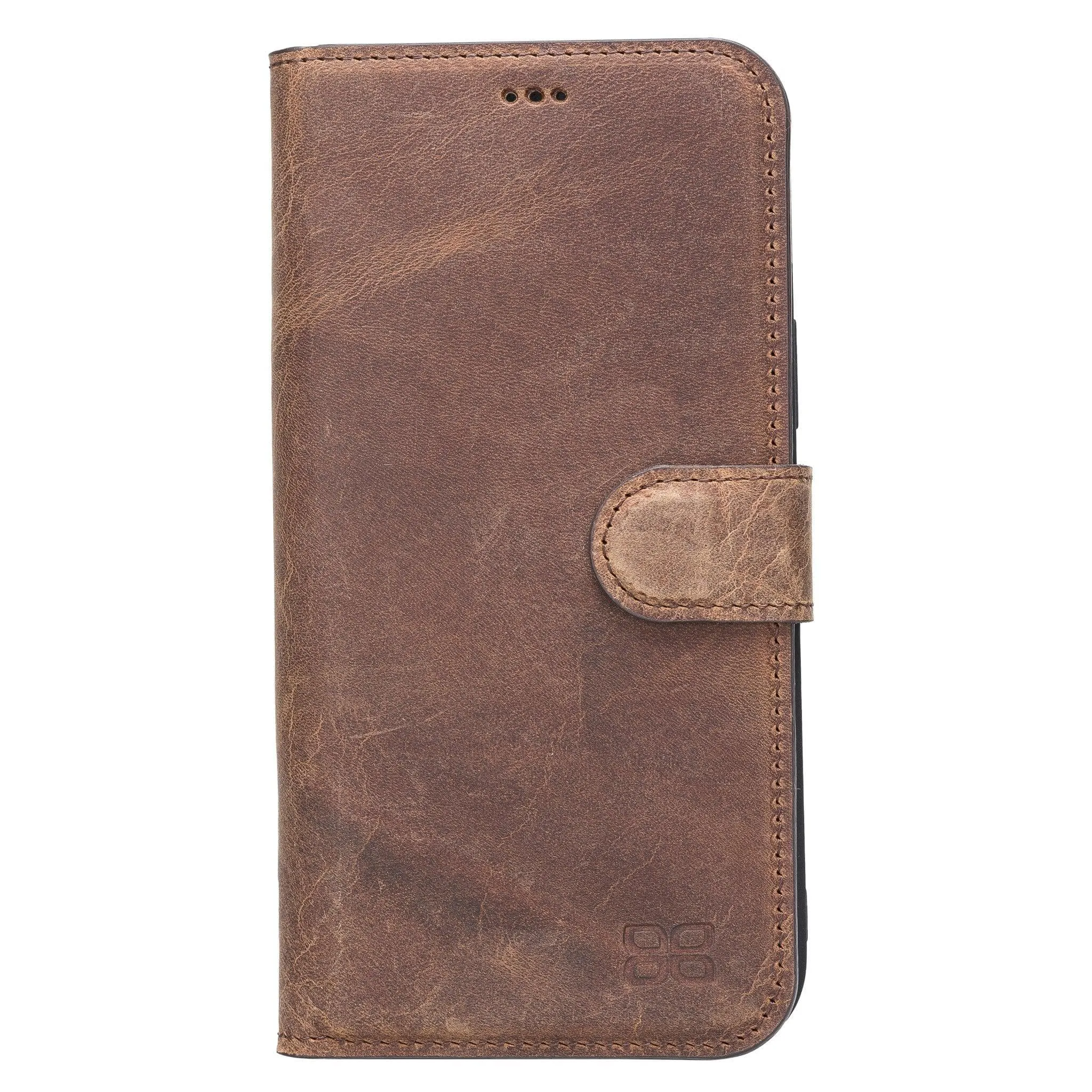 Apple iPhone 13 Series Non-Detachable Leather Wallet Case - WC