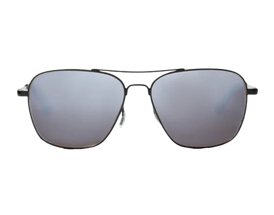 Bajio Sunglasses Snipes Black Matte Frame Silver Polycarbonate Lenses