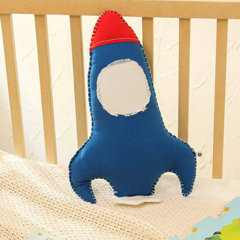 Booming Rocket Shaped Cushion