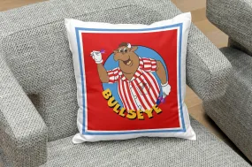 Bullseye Classic Darts- TV Show Cushion Cover 40x40cm - Great gift for Dad!