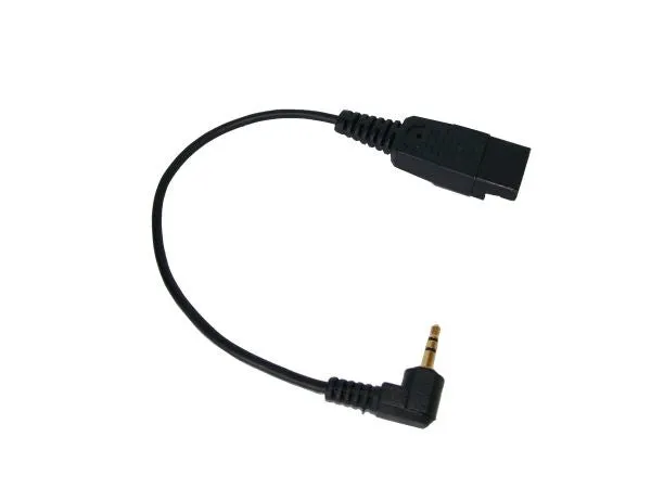 GN QD  2.5mm Cords, short - Jabra compatible QD