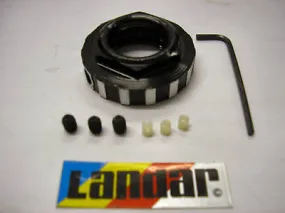 HEADSET LOCKING NUT RALEIGH BURNER OLD SCHOOL BMX LANDAR GENUINE 80's NOS BLACK