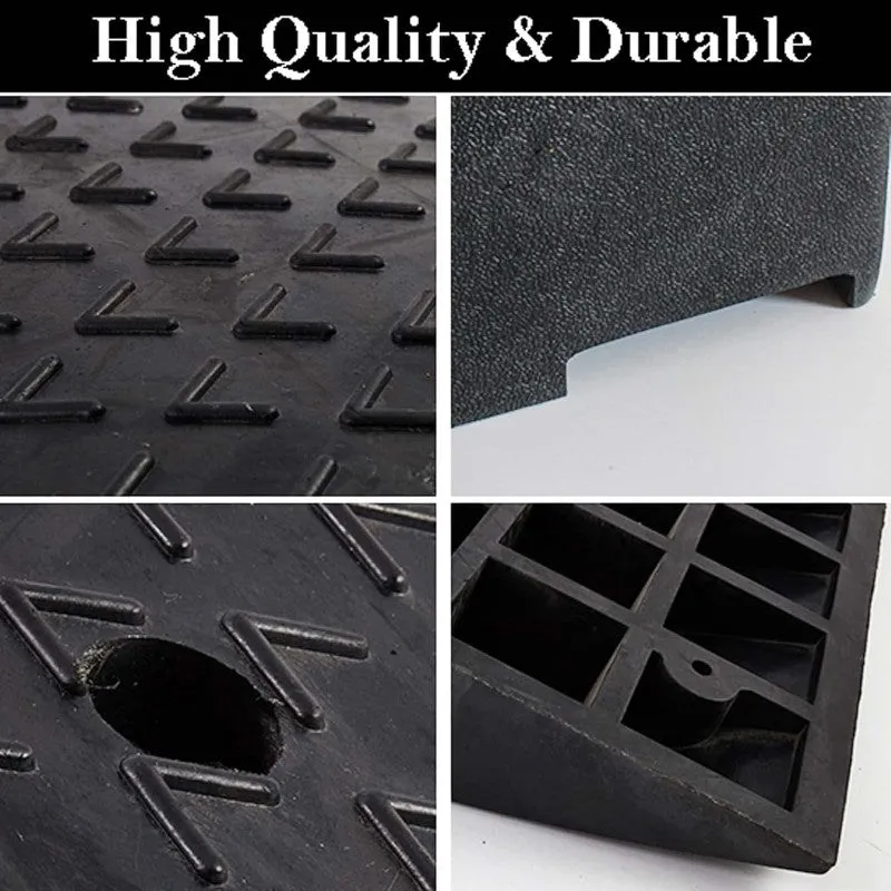 Heavy Duty Rubber Curb Ramp 100×30cm