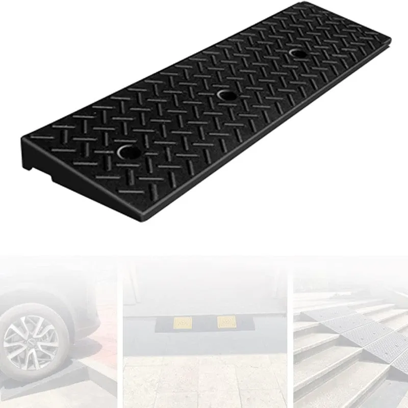 Heavy Duty Rubber Curb Ramp 100×30cm