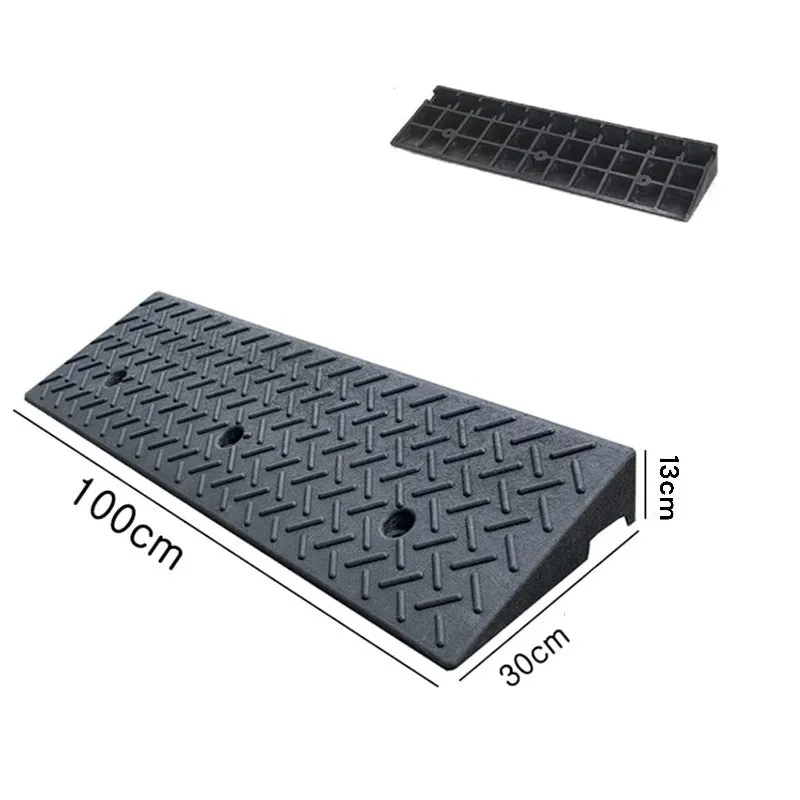 Heavy Duty Rubber Curb Ramp 100×30cm