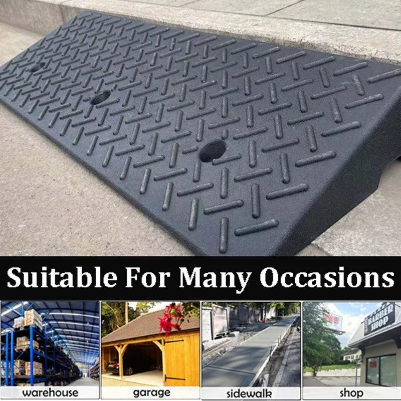 Heavy Duty Rubber Curb Ramp 100×30cm