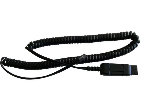 HIC Avaya Cords - SC or GN Netcom/Jabra QD Compatible