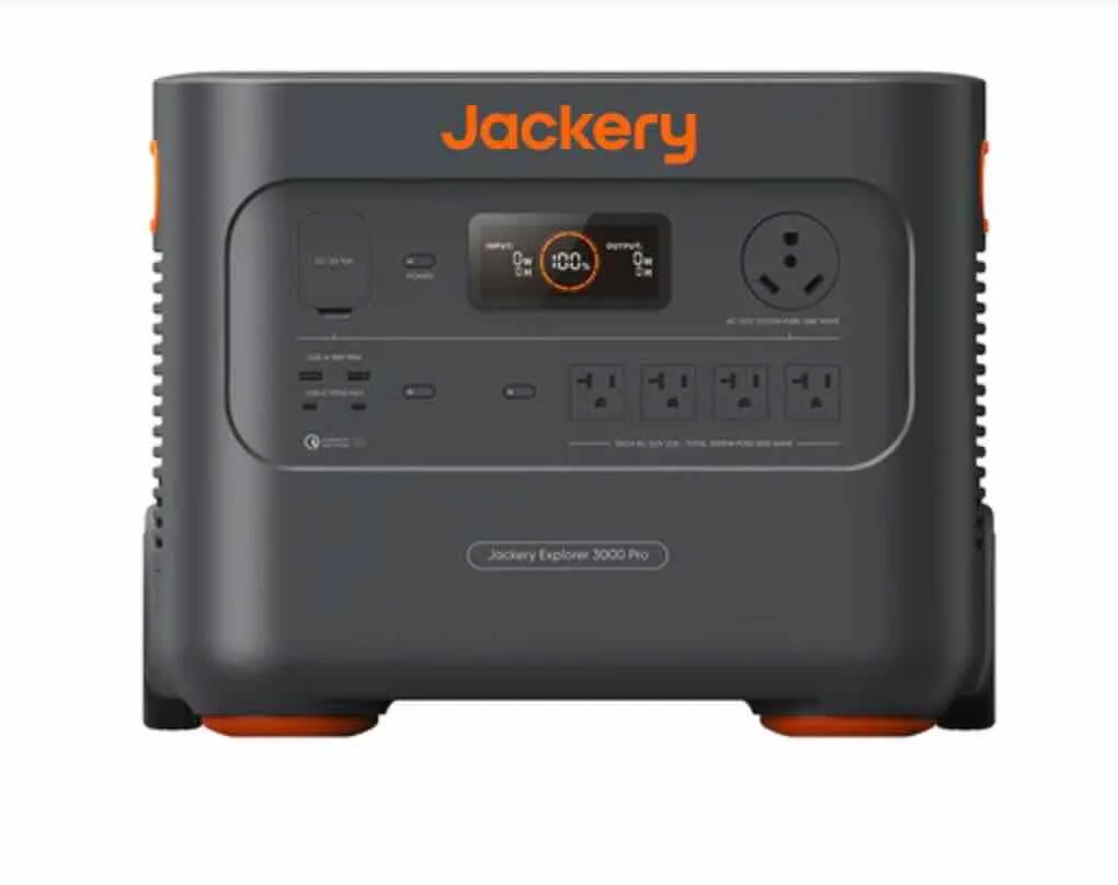 Jackery Solar Generator 3000 Pro Portable Power Station with 1 Solar Saga Panel