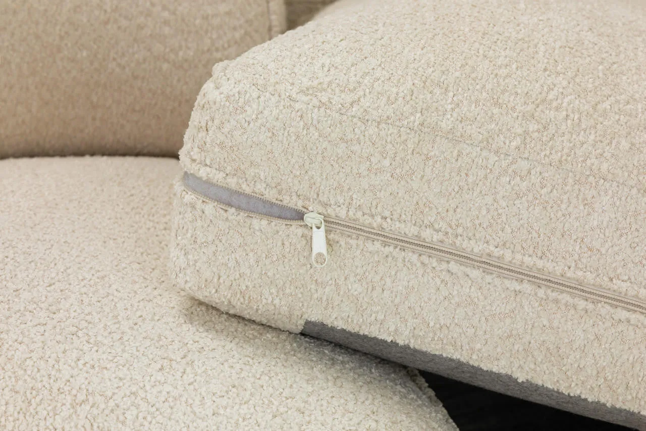 Jenga Sofa - Sofa Beige U Shape Corner - 330 x 200 x 200 cm