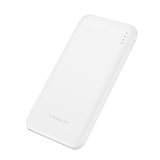 KUULAA Power Bank 10000 mAh Portable Charging Powerbank 10000mAh Poverbank USB External Battery Charger For Xiaomi Mi 9 8 iPhone