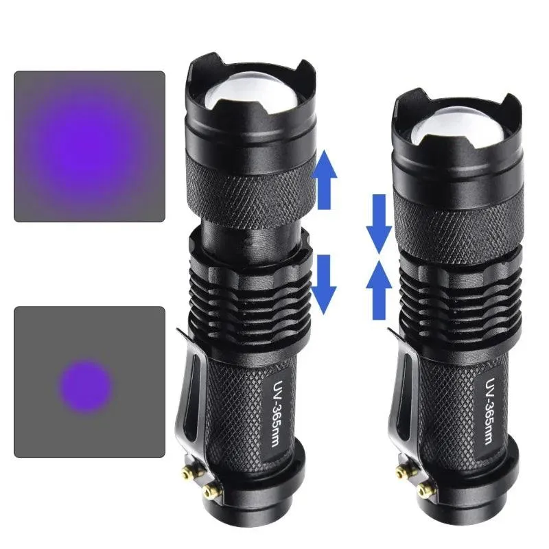 LED UV Torch: Illuminate Hidden World!