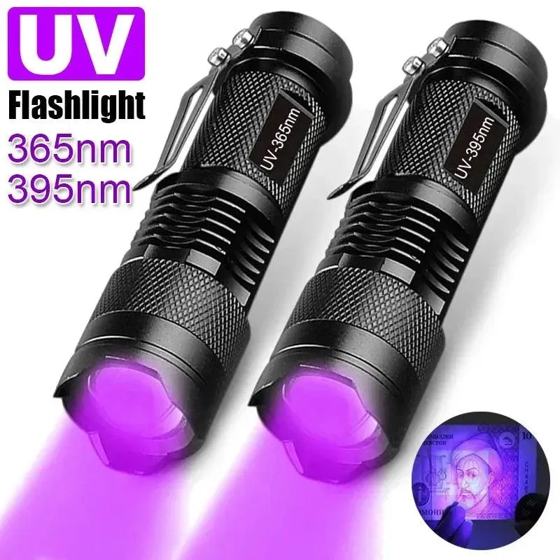 LED UV Torch: Illuminate Hidden World!