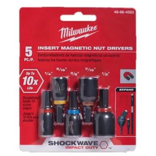 Milwaukee 49-66-4563 5PK 1 Insert Nut Drivers