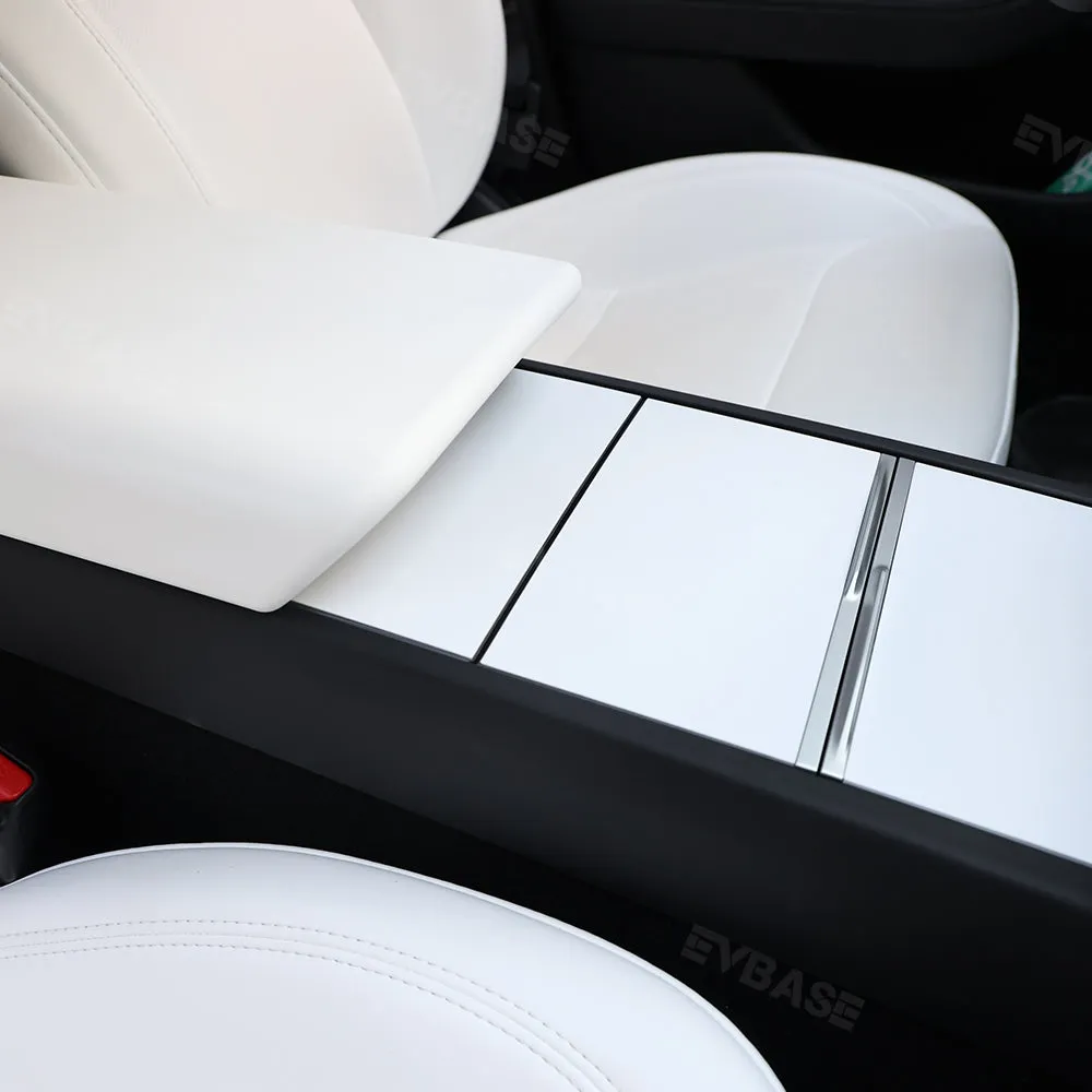 Model 3 Highland All-White Interior Decoration Kit Center Console Dashboard Armrest Cover Trim Tesla Accessories