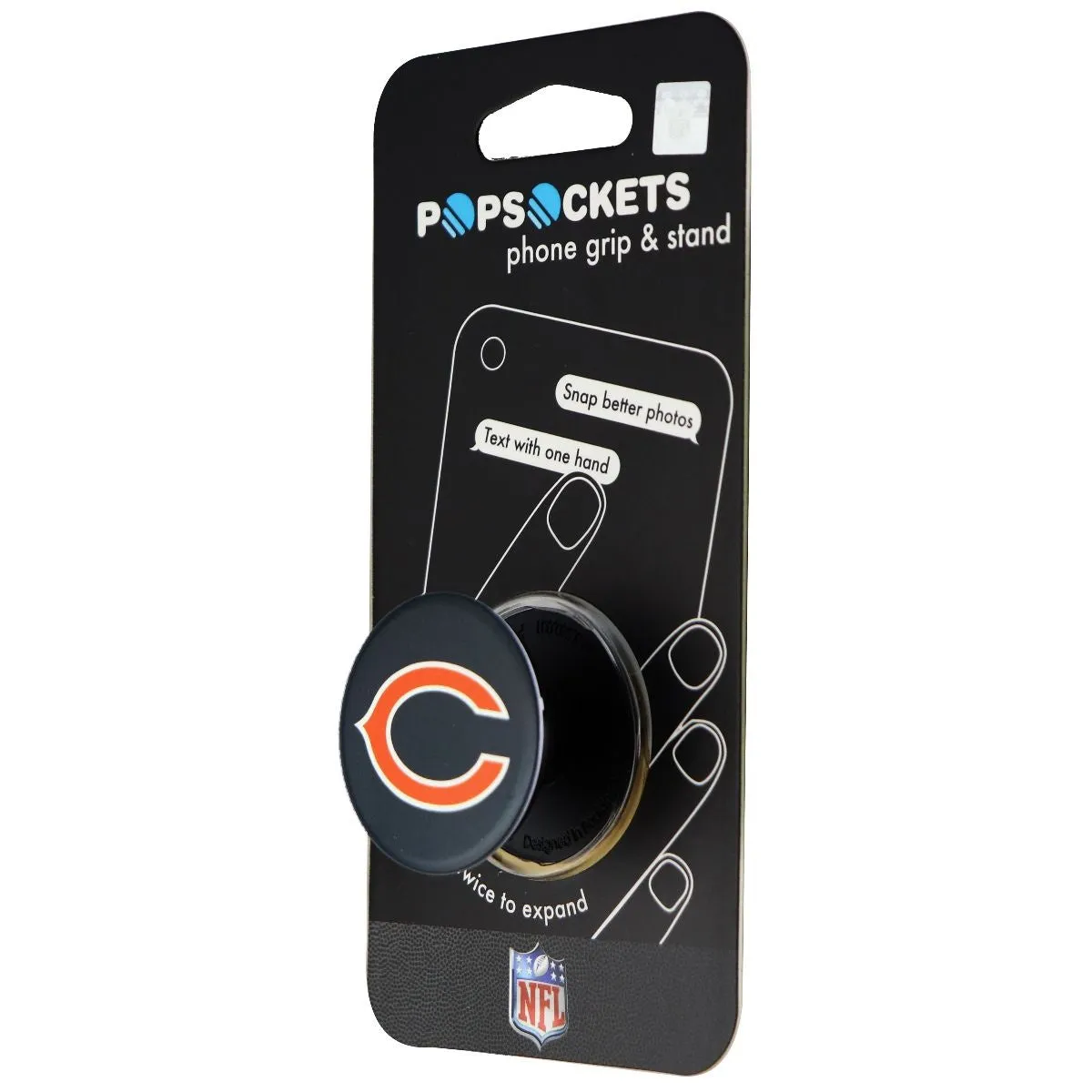 PopSockets: Collapsible Grip & Stand for Phones & Tablets - Chicago Bears Helmet