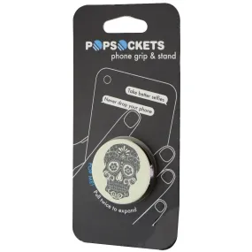 PopSockets Collapsible Grip & Stand for Phones & Tablets - Sugar Skull on Linen