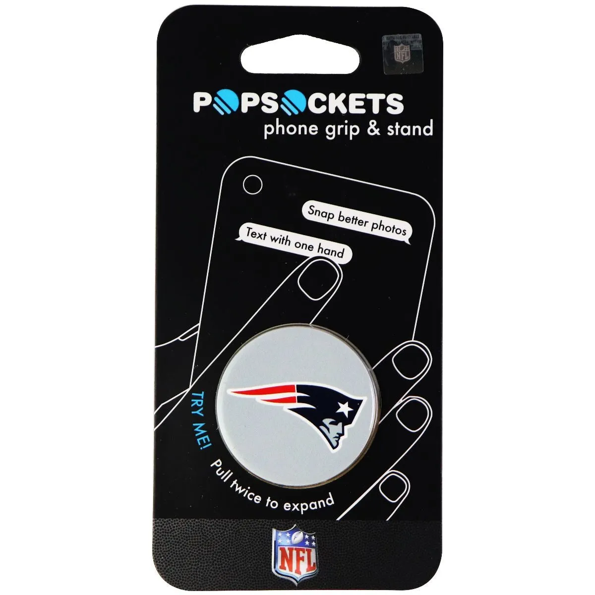 PopSockets Collapsible Grip & Stand for Phones and Tablets - NFL Patriots