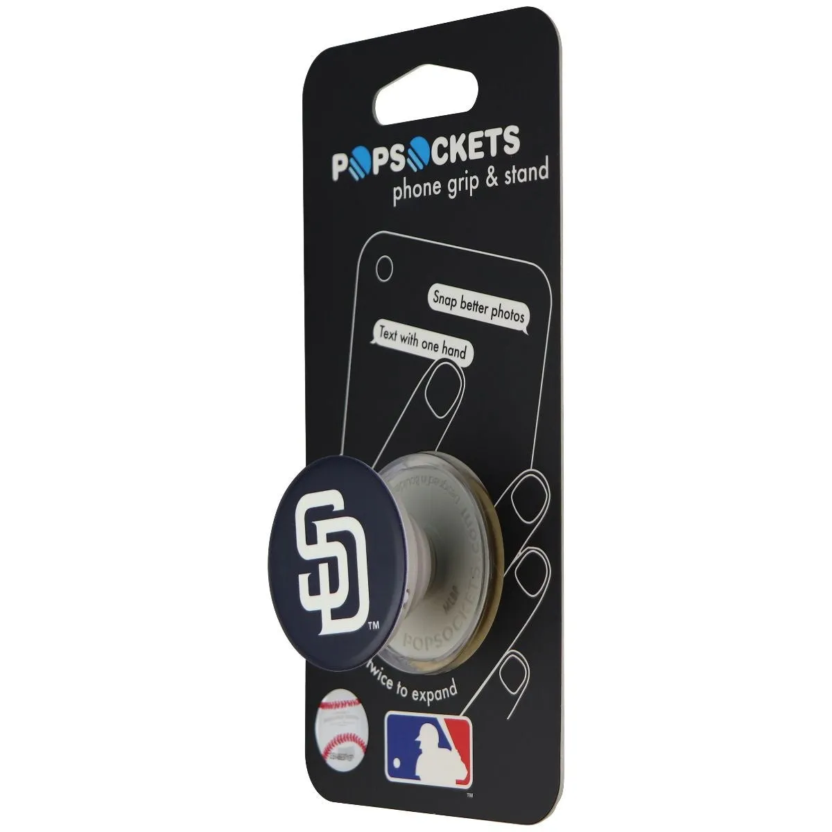 PopSockets Collapsible Grip & Stand for Phones and Tablets - San Diego Padres