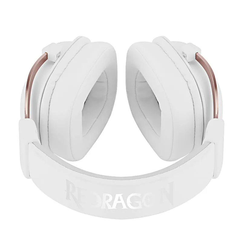 Redragon Over-Ear Zeus 2 Usb Gaming Headset - White