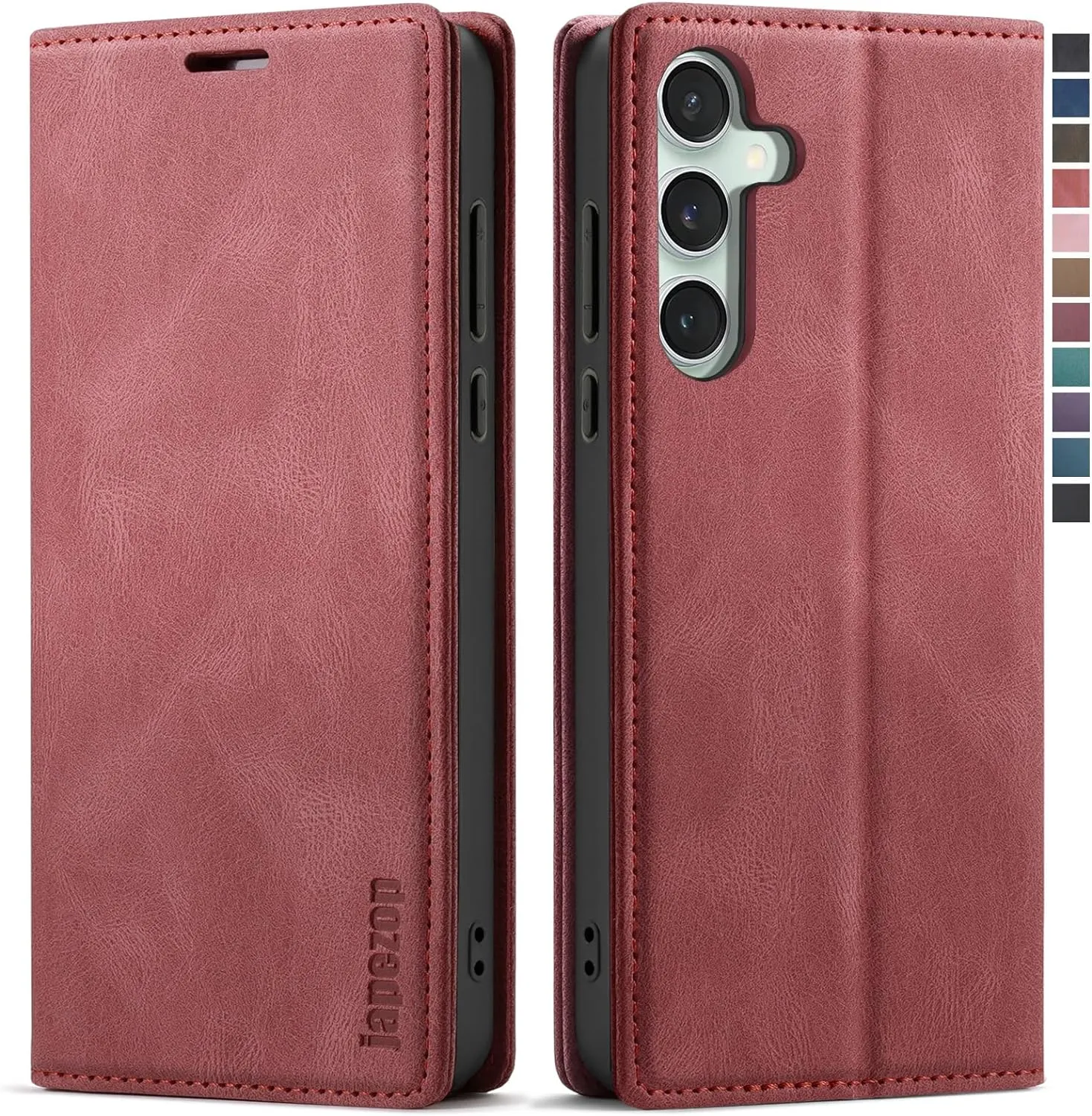 Samsung Galaxy S24  Plus Wallet Card Holder Kickstand Leather Flip Case