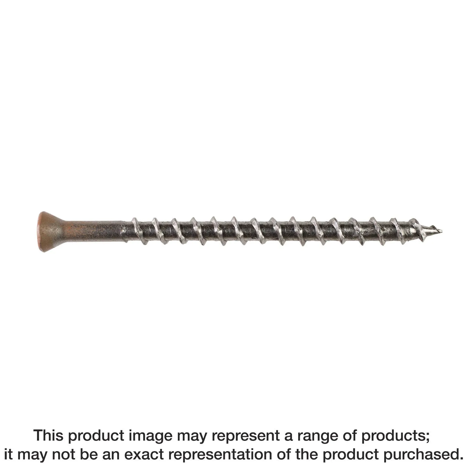 Simpson S07200WP1 Deck-Drive DWP WOOD SS Screw — #7 x 2 in. T-15, Trim Head, Type 305 (1 lb.)