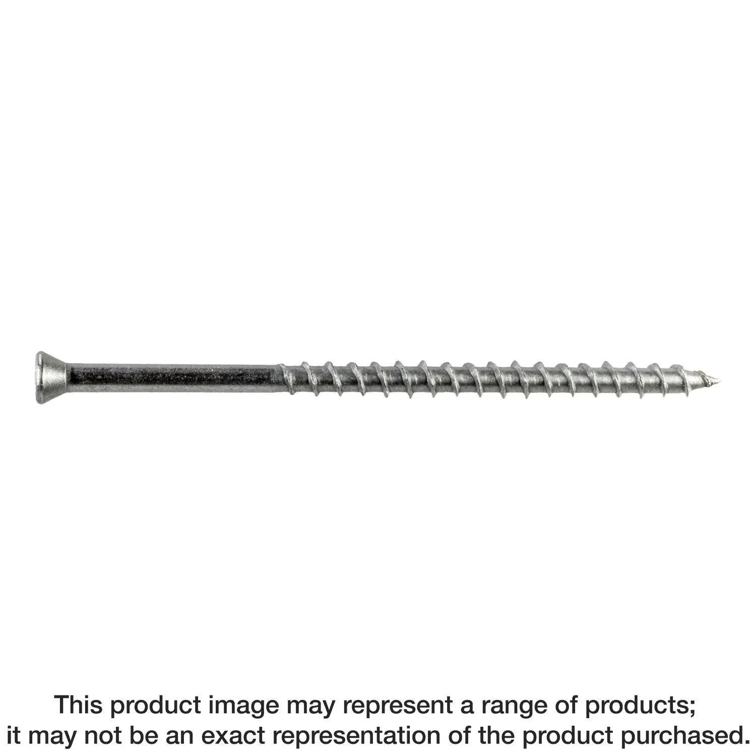 Simpson S07250WP1 Deck-Drive DWP WOOD SS Screw — #7 x 2-1/2 in. T-15, Trim Head, Type 305 (1 lb.)