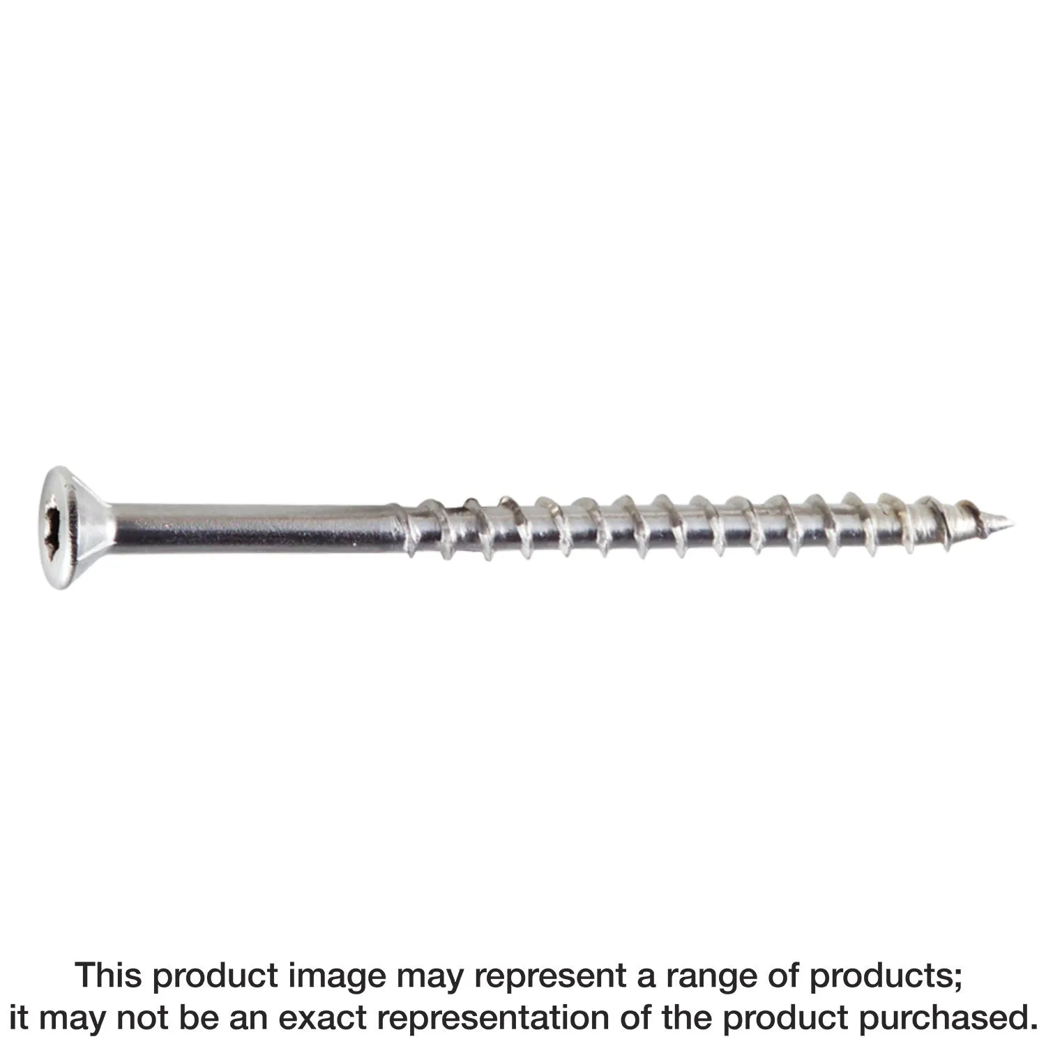 Simpson S12250WP5 Strong-Drive DWP WOOD SS Screw — #12 x 2-1/2 in. T27, Flat Head, Type 305 (5 lb.)