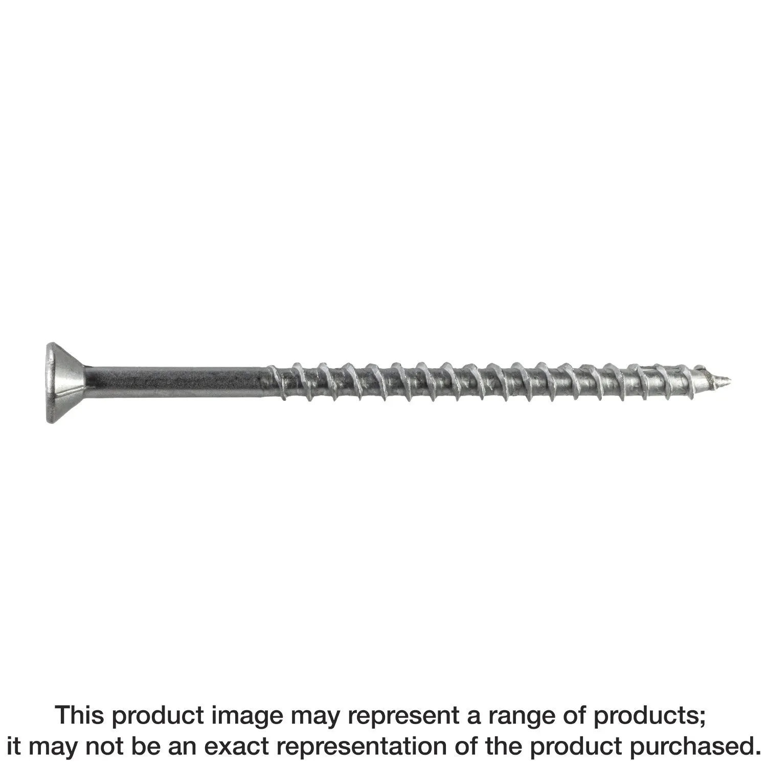 Simpson S12450WP1 Strong-Drive DWP WOOD SS Screw — #12 x 4-1/2 in. T-27, Flat Head, Type 305 (1 lb.)