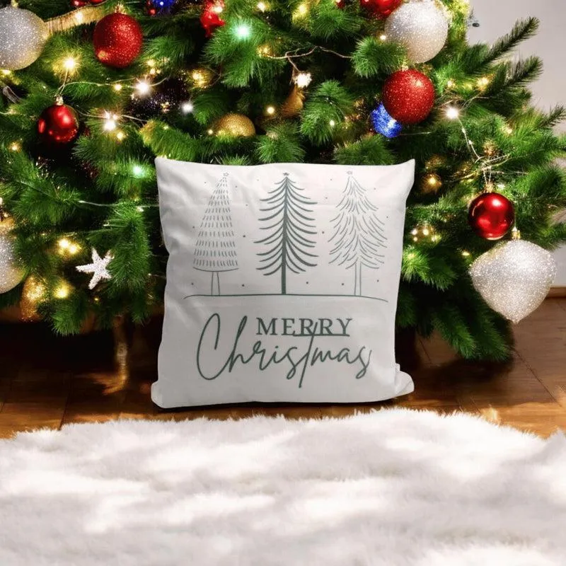 Sleek Noel Velvet Christmas Cushion Cover