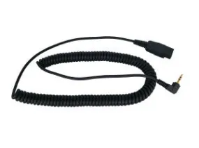 Smith Corona Classic, GN Netcom/Jabra 2.5mm cord - long curly