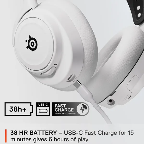 SteelSeries 61567 Arctis Nova 7X Multi-Platform Premium Wireless Gaming Headset - White