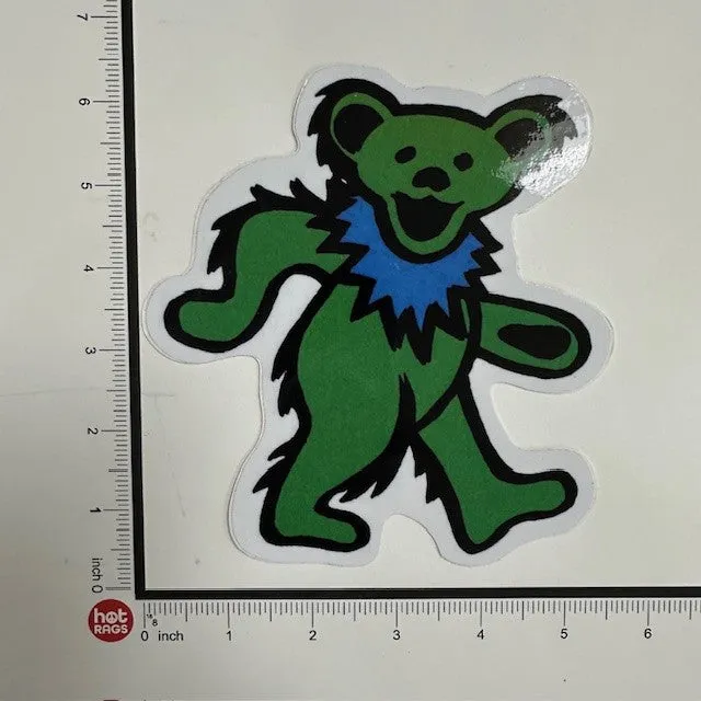 Sticker - Grateful Dead Bear - Large Green