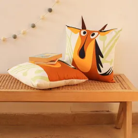 The Surprised Neelgai Shaped Cushion