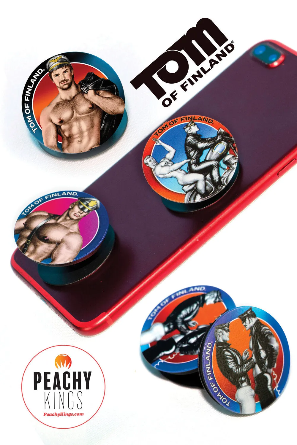 Tom of Finland Phone Grip - Leather Love