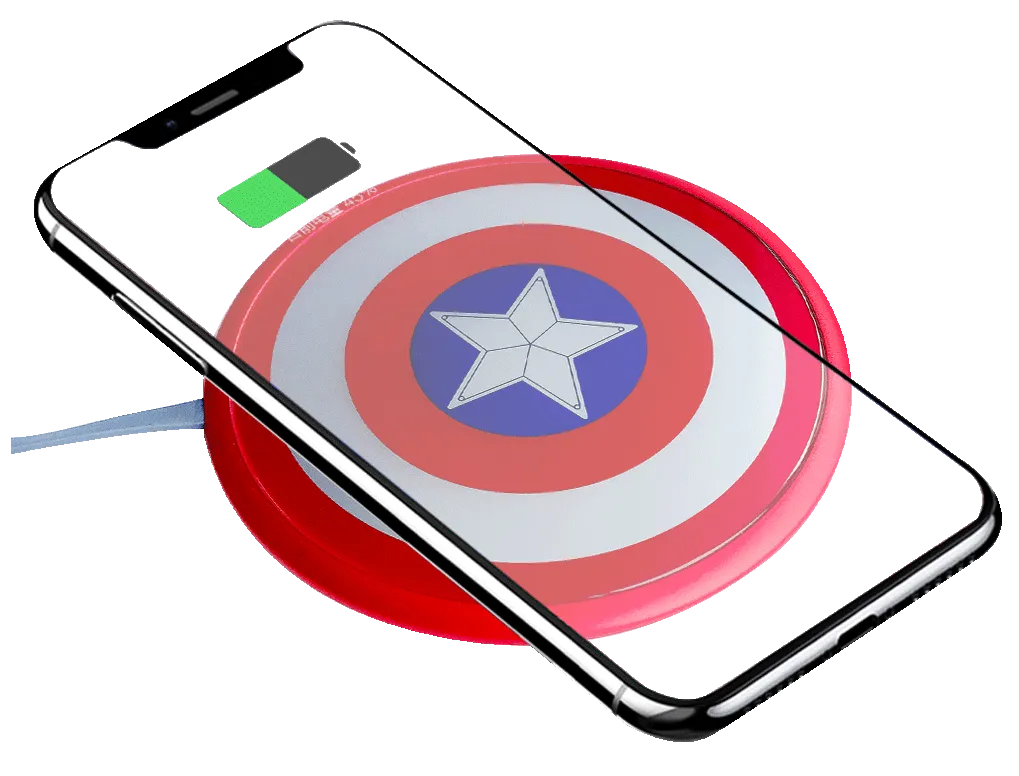 UKA Marvel Avengers 10W Fast Charging Pad Wireless Charger