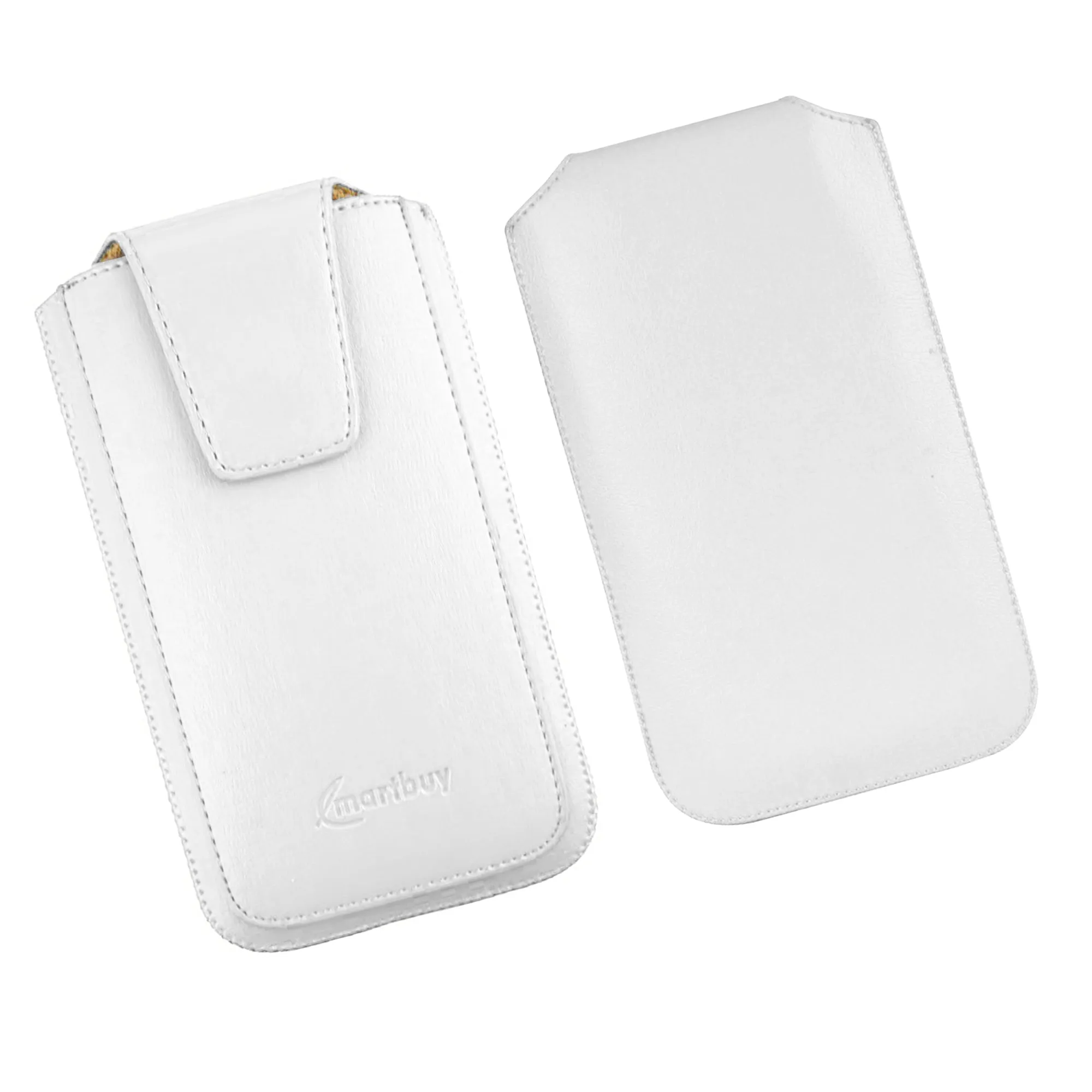 Universal Phone Pouch - White Sleek